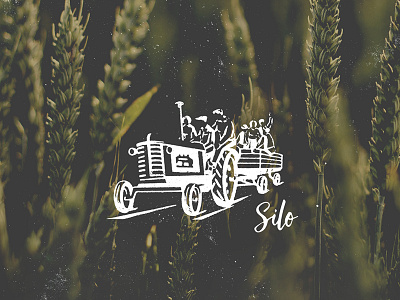 Silo branding coffee rustic unused