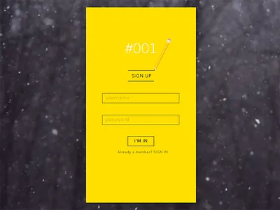 #001 001 dailyui signup ui ux