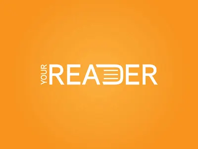 Your Reader Logo book icon illusion lines logo mark movement reading simple vector
