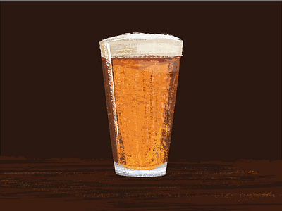 I'm sure I'll see you before I leave. beer break bye dribbble drink stewart texture vector