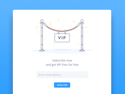 Subscribe - Day 026 #dailyui dailyui email form illustration list subscribe vip