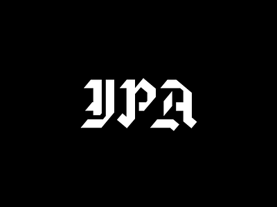 Type Exporation beer blackletter custom geometric ipa lettering type