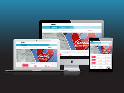 Austin Government Website Redesign austin concept devices mockup redesign responsive texas ui ux web