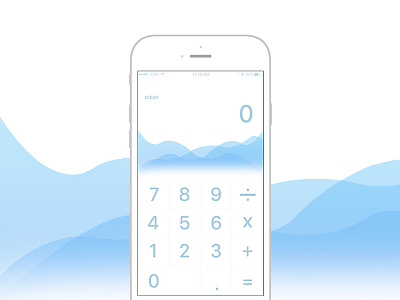 Daily Design #1 Nov 18 calculator daily design flat iphone ui