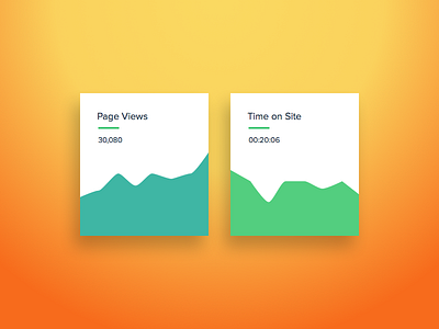 Tiny Graphs analytics blocks charts design graphs material minimal ui design