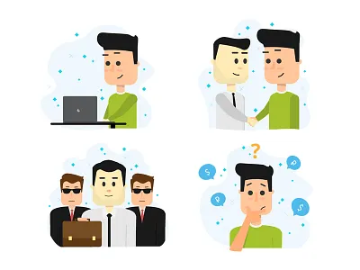 Order process illustration design dribbble flat illustration order process vector