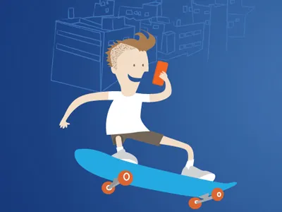 apping on skateboard