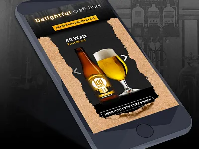Responsive website Stadsbrouwerij Eindhoven ambient animation character easy to use identity interaction interface mobile responsive usability