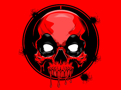 Deadpool adobe comics deadpool illustrator marvel t shirt vector