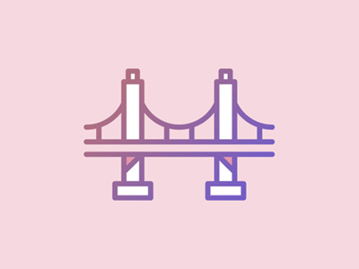 Bridge Icon bridge icons line