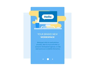 UI challenge - Onboarding #023 023 card dailyui info instruction office onboarding uichallange