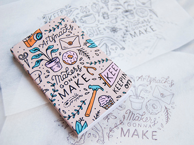 Mini Sketchbook artsnacks donut hand letter illustration maker plant sketch sketchbook typography