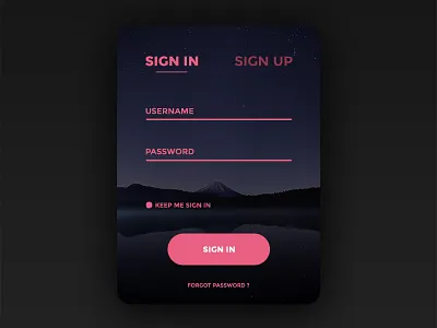 Daily UI : #001 // Login Form dalyui day01 form login signin ui ux