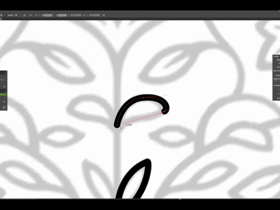 Vectoring the Green Symphony branding handletter illustration lettering logo logomark monogram process timelapse type typography