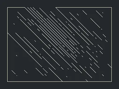 Rain City illustration minimalist rain weather patterns
