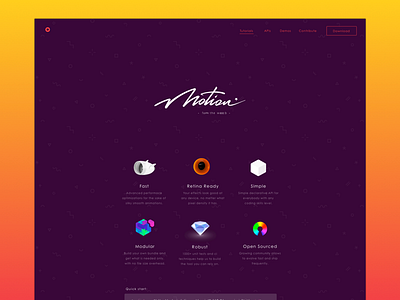 • mo · js • website animation css js motion webdev website