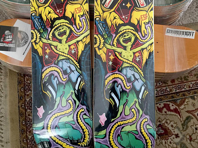 Ebola Boards - Environment ebola environment linework pandemic skateboarding skateboards