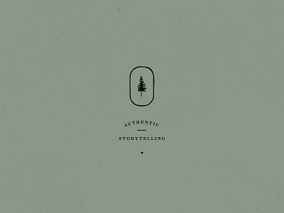 Authentic Storytelling authentic branding forest illustration pine tree storytelling typography