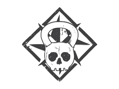Kettlebell Skull - Tshirt apparel brush design fitness kettlebell skull tshirt vector