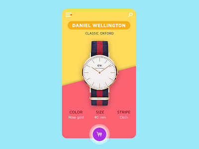 Clock app appdesign clean clock concept design interactive interface mobile ui ux watch