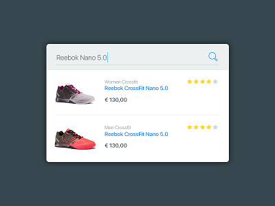 Search Widget - Day 22 022 dailyui flat input mobile modern price rating search web widget