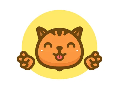 Peace Paws animal cat chillaxed illustration paws peace thicklines