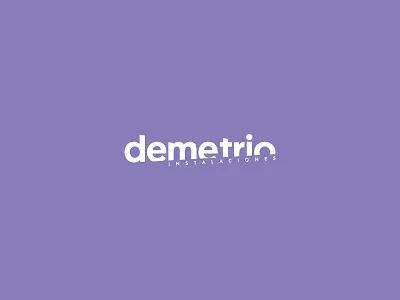Demetrio Logo Concept brand demetrio logo
