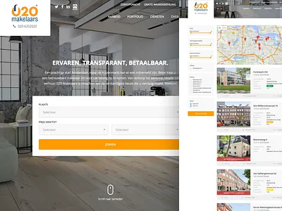 Real Estate Website estate header home homepage listing real search website