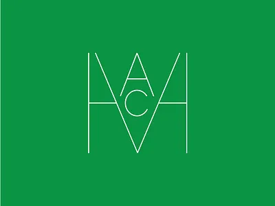 the cooooooliest brand green help logo monogram type