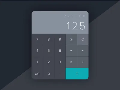 004 Calculator 004 calculator dailyui