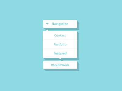 Drop Down app design dropdown flat menu mobile style ui user experience user interface ux web