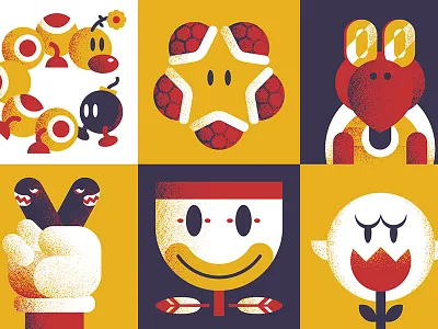 Mario World Mashup No1 design illustration mario nintendo vector video games