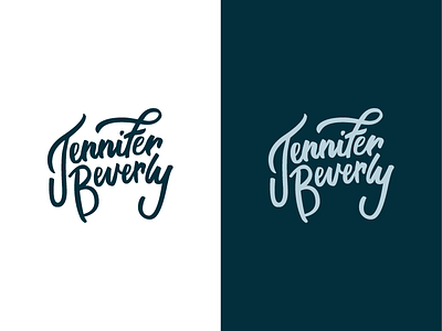 Script lettering for a make-up artist/beauty blogger lettering script