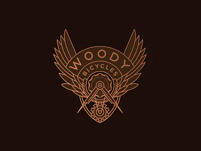 remember how to fly badge bicycle logo mark