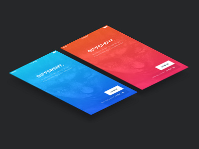 Different - UI KIT app blue free freebie red ui uiux ux