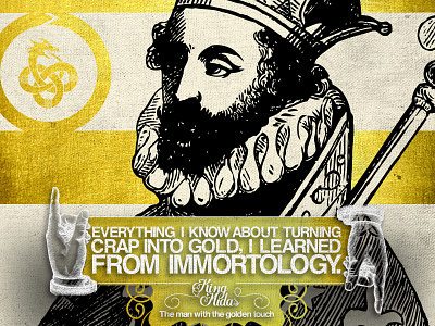 Golden Touch advertising chapel hill design gold logo nc type