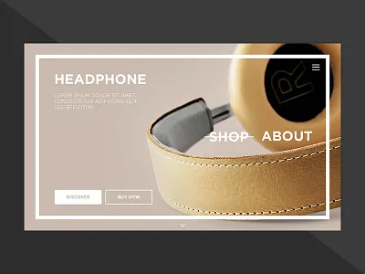 Daily UI : #003 // Landing Page dalyui day03 landing page ui ux