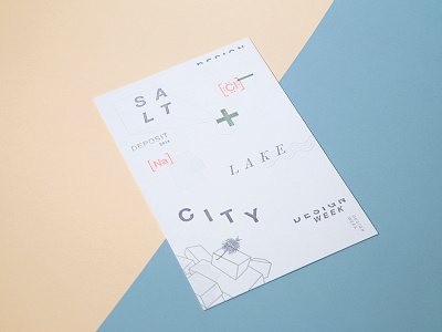 AIGA Design Week Letterpress Poster design graphic graphic design illustration letterpress poster print typography