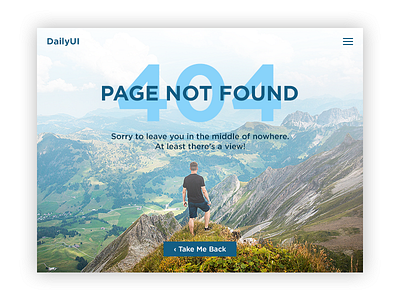 DailyUI 008 - 404 Page 404 page dailyui 008 dailyui008