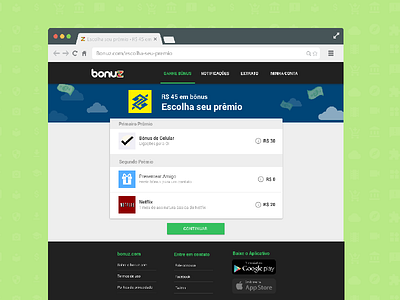 Escolha de prêmio - bonuz.com bonuz bonuz.com material design web