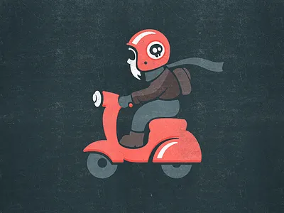 New ZZ Top bambozza character fun helmet hipster music scooter speed zztop