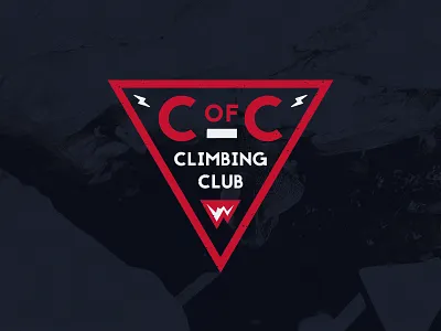 CCCC branding climbing club college identity logo mark