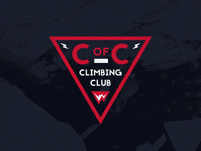 CCCC branding climbing club college identity logo mark