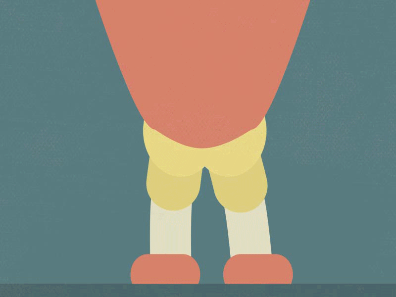 Glutes after effects animation character character design gif illustration motion motion design rubberhose workout