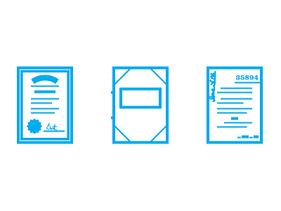 Real Estate Document Icons documents icons real estate vector