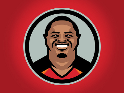 Dougernaut fantasy football icon illustration logo nfl sports