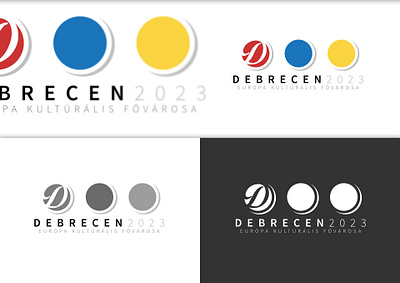 Debrecen 2023 branding graphic design logo mockup