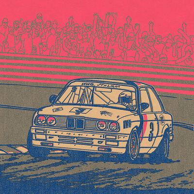 STxLIAM - HWG alternative cover artwork cars digital illustration illustration music single racing rap