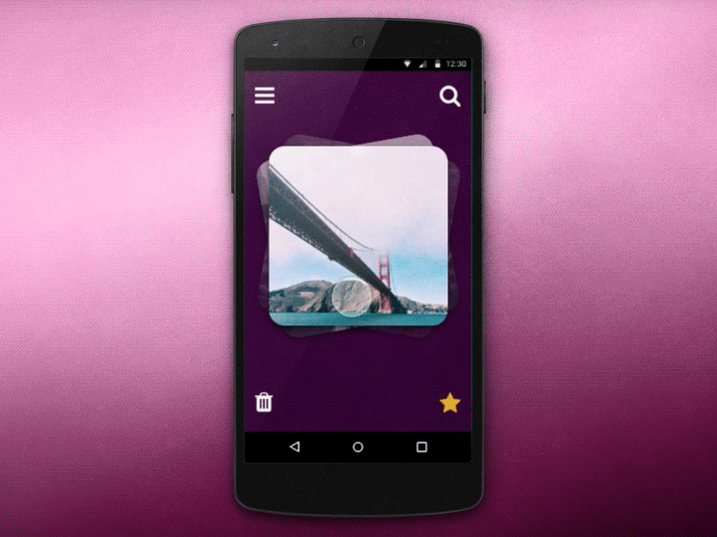 CardSort animated animation card gif motion principle product sketch swipe ui ux