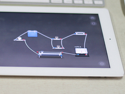 Physics Experiment on iPad app icon ui